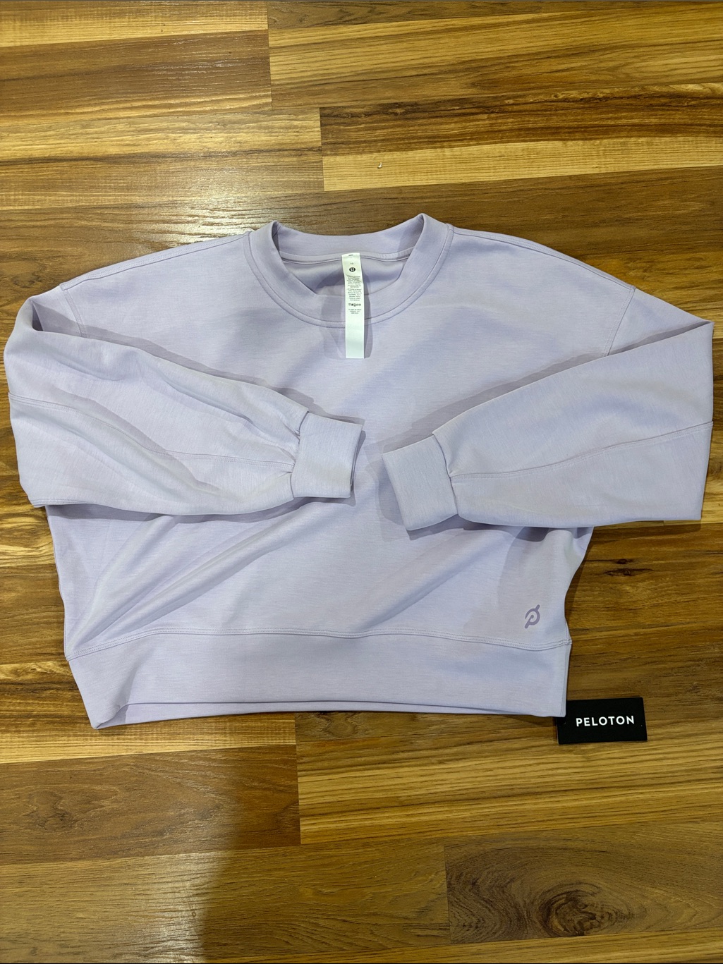 Peloton/ Lululemon Lavender Crewneck Sweatshirt For Women